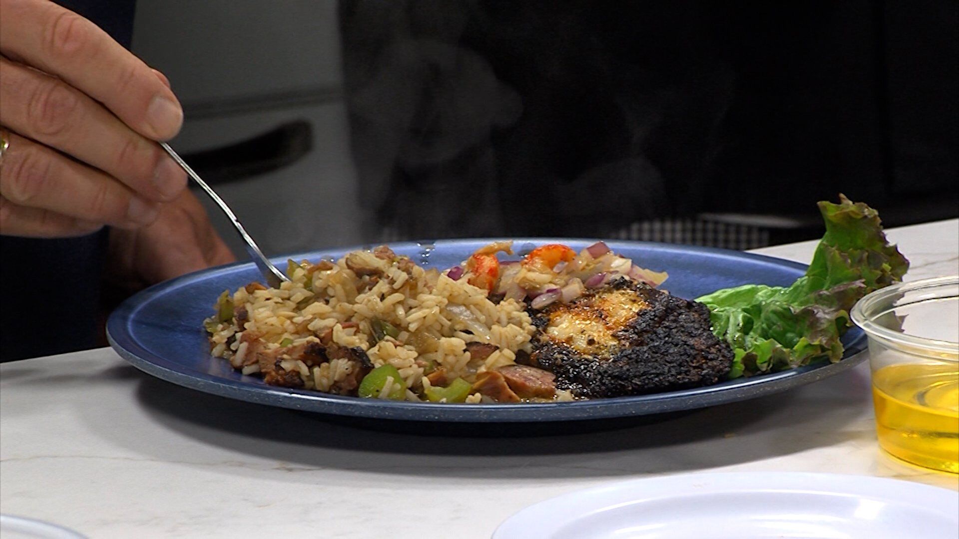 We're Making Tasty Blackened Catfish and Dirty Rice with Chef Stewart Davis